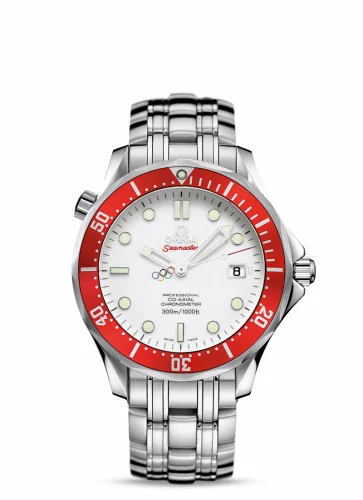 Omega Seamaster Diver 300M Co-Axial 41 Stainless Steel / White / Bracelet / Vancouver Olympics 212.30.41.20.04.001 (21230412004001)